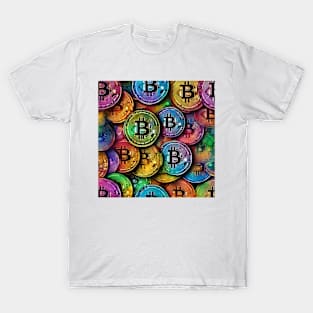 Bitcoin colorful T-Shirt